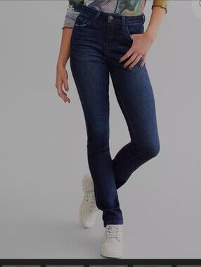 Flying Monkey High Rise Dark Blue Jeans
